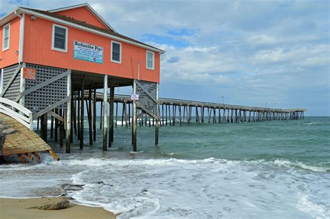 Rodanthe pier - The Rodanthe Pier is a fishing pier located in the town of Rodanthe on Hatteras Island, which is part of North Carolina's Outer Banks. The pier was originally built in 1962 and has since become a popular attraction for fishing enthusiasts and visitors to the area.